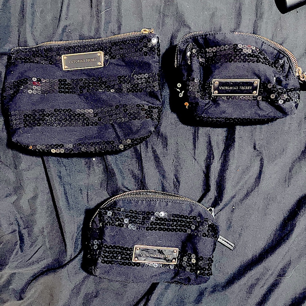 LIMITED EDITION Victoria’s Secret travel cosmetic bag set.